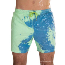 2021Creative Design Custom Quick Dry Men Designer Swim Trunks Board Beach Swimming Shorts Change Color Fashion